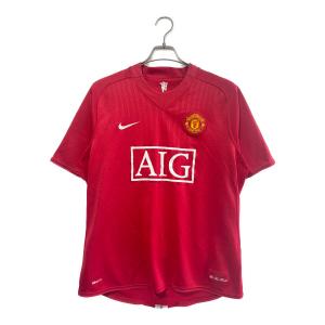 マンチェスターユナイテッド サッカーユニフォーム 237924-666 2007-2008シーズン ホーム メンズ SIZE L レッド