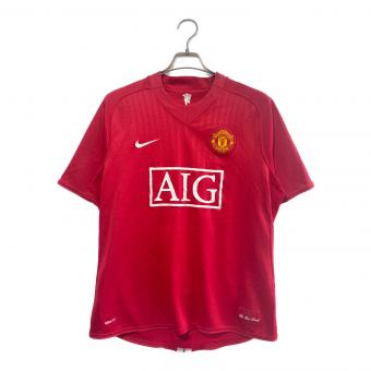 マンチェスターユナイテッド サッカーユニフォーム 237924-666 2007-2008シーズン ホーム メンズ SIZE L レッド