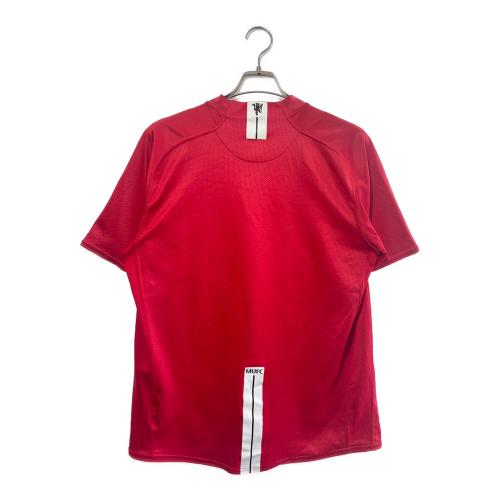 マンチェスターユナイテッド サッカーユニフォーム 237924-666 2007-2008シーズン ホーム メンズ SIZE L レッド