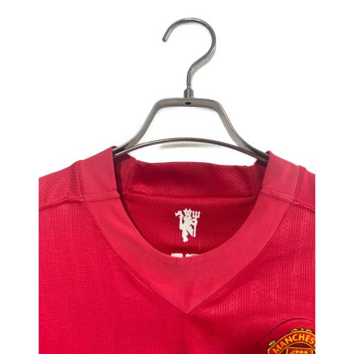 マンチェスターユナイテッド サッカーユニフォーム 237924-666 2007-2008シーズン ホーム メンズ SIZE L レッド