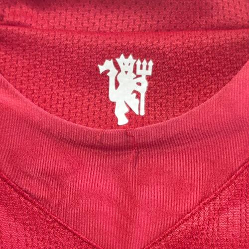 マンチェスターユナイテッド サッカーユニフォーム 237924-666 2007-2008シーズン ホーム メンズ SIZE L レッド