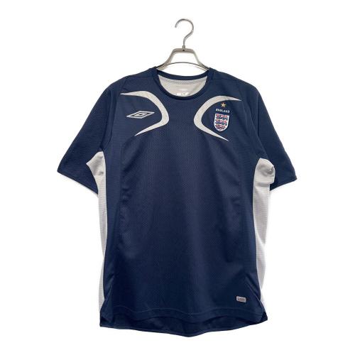 イングランド代表 (イングランドダイヒョウ) サッカーユニフォーム 2006-2007シーズン トレーニングユニフォーム メンズ SIZE XL ネイビー