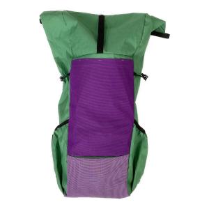 KAMPAI GEARWORKS (カンパイギアワークス) バックパック グリーン×パープル ROKU LIMTED 34L Backpack DANK