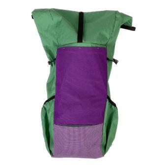 KAMPAI GEARWORKS (カンパイギアワークス) バックパック グリーン×パープル ROKU LIMTED 34L Backpack DANK