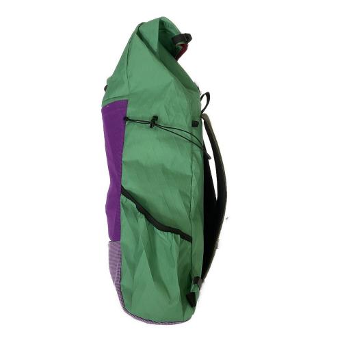 KAMPAI GEARWORKS (カンパイギアワークス) バックパック グリーン×パープル ROKU LIMTED 34L Backpack DANK