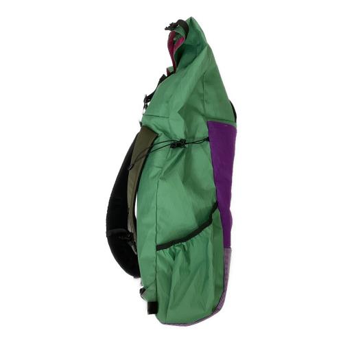 KAMPAI GEARWORKS (カンパイギアワークス) バックパック グリーン×パープル ROKU LIMTED 34L Backpack DANK