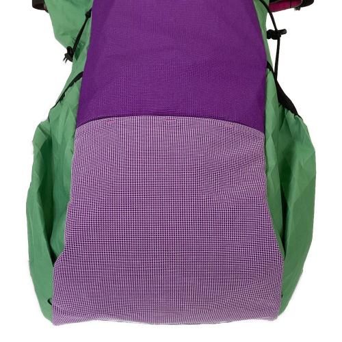 KAMPAI GEARWORKS (カンパイギアワークス) バックパック グリーン×パープル ROKU LIMTED 34L Backpack DANK