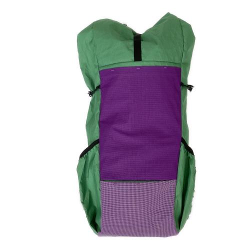 KAMPAI GEARWORKS (カンパイギアワークス) バックパック グリーン×パープル ROKU LIMTED 34L Backpack DANK