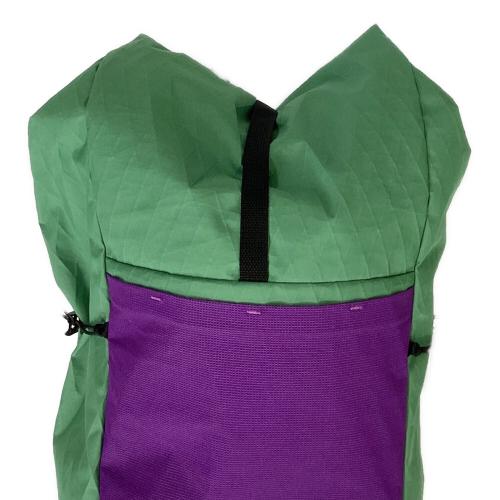 KAMPAI GEARWORKS (カンパイギアワークス) バックパック グリーン×パープル ROKU LIMTED 34L Backpack DANK