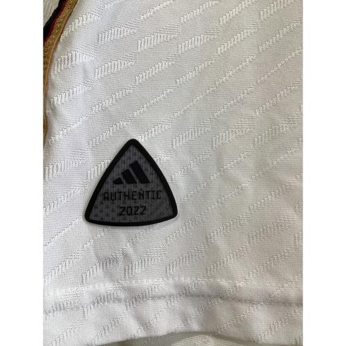 ドイツ代表 (ドイツダイヒョウ) サッカーユニフォーム HF1693 2022年ホームオーセンティックユニフォーム メンズ SIZE M ホワイト