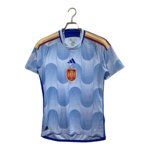スペイン代表 (スペインダイヒョウ) サッカーユニフォーム HE2024 2022年アウェイオーセンティックユニフォーム メンズ SIZE M スカイブルー