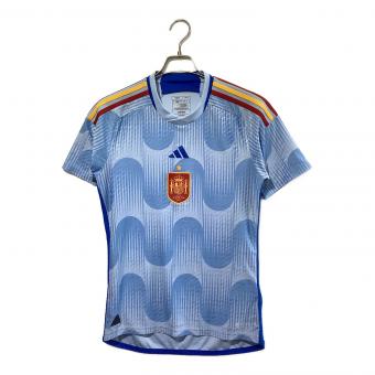 スペイン代表 (スペインダイヒョウ) サッカーユニフォーム HE2024 2022年アウェイオーセンティックユニフォーム メンズ SIZE M スカイブルー