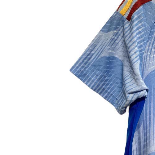 スペイン代表 (スペインダイヒョウ) サッカーユニフォーム HE2024 2022年アウェイオーセンティックユニフォーム メンズ SIZE M スカイブルー