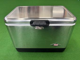 Coleman (コールマン) 6150 クーラーボックス 5186 シルバー 54QT(約51L) スチールベルトクーラー