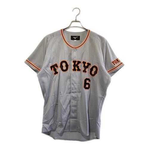 読売ジャイアンツ (ヨミウリジャイアンツ) 野球ユニフォーム 395081121 2021年～ビジターレプリカユニフォーム メンズ SIZE XO グレー×オレンジ