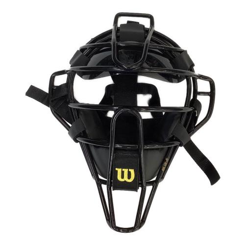 Wilson (ウィルソン) 審判用マスク(硬式用) SGマーク/NPBマーク入り ブラック