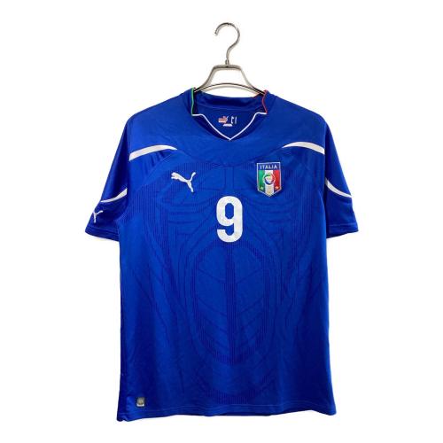 イタリア代表 (イタリアダイヒョウ) サッカーユニフォーム 736646 2010-2011シーズン ホーム メンズ SIZE L ブルー