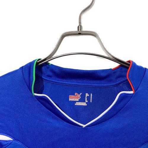 イタリア代表 (イタリアダイヒョウ) サッカーユニフォーム 736646 2010-2011シーズン ホーム メンズ SIZE L ブルー