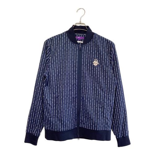 BEAMS GOLF (ビームスゴルフ) アウター ゴルフウェア(トップス) 84-18-0063-437 ロゴストライプブルゾン メンズ SIZE L ネイビー