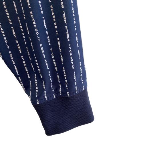 BEAMS GOLF (ビームスゴルフ) アウター ゴルフウェア(トップス) 84-18-0063-437 ロゴストライプブルゾン メンズ SIZE L ネイビー