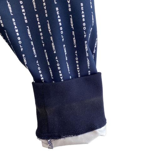 BEAMS GOLF (ビームスゴルフ) アウター ゴルフウェア(トップス) 84-18-0063-437 ロゴストライプブルゾン メンズ SIZE L ネイビー