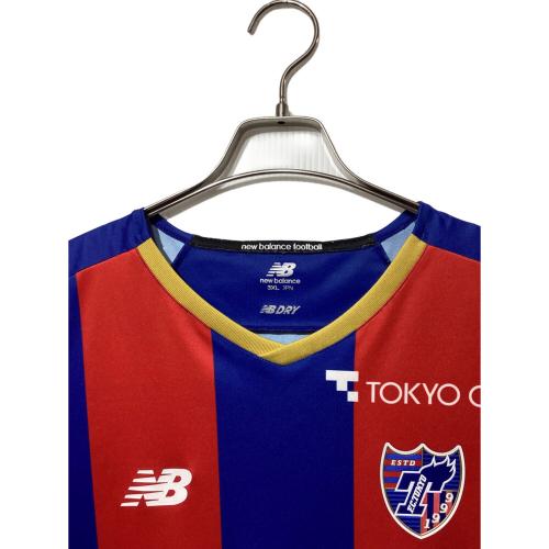 FC東京 (エフシートウキョウ) サッカーユニフォーム JMTF2361 2022年1stレプリカユニフォーム SIZE 3XL ブルー×レッド