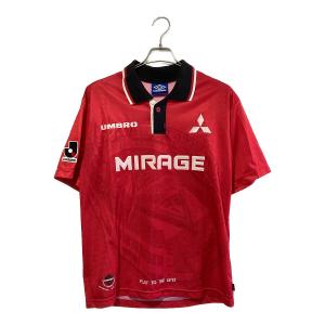 浦和レッズ (ウラワレッズ) サッカーユニフォーム JL-16 1997シーズン・ホーム メンズ SIZE M レッド