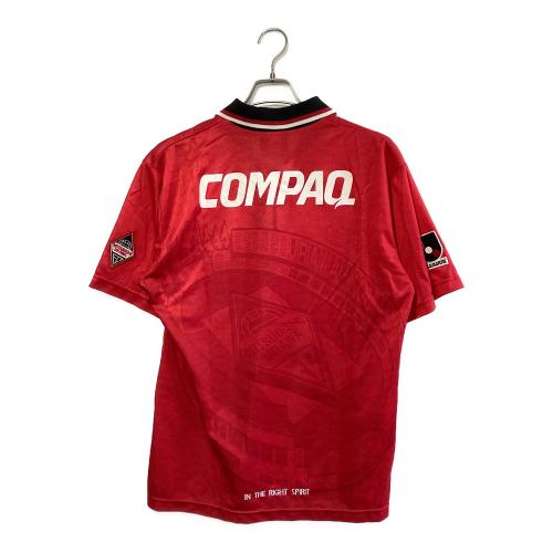 浦和レッズ (ウラワレッズ) サッカーユニフォーム JL-16 1997シーズン・ホーム メンズ SIZE M レッド