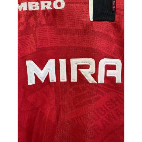 浦和レッズ (ウラワレッズ) サッカーユニフォーム JL-16 1997シーズン・ホーム メンズ SIZE M レッド