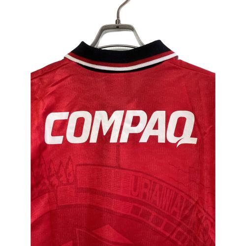 浦和レッズ (ウラワレッズ) サッカーユニフォーム JL-16 1997シーズン・ホーム メンズ SIZE M レッド