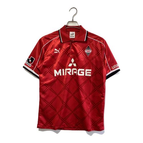浦和レッズ (ウラワレッズ) サッカーユニフォーム PXA-RE98RT 1998シーズン・ホーム ヒットユニオン メンズ SIZE M レッド