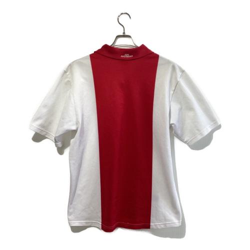 アヤックス サッカーユニフォーム 699654 2001-2002シーズン ホーム メンズ SIZE 2XO レッド×ホワイト