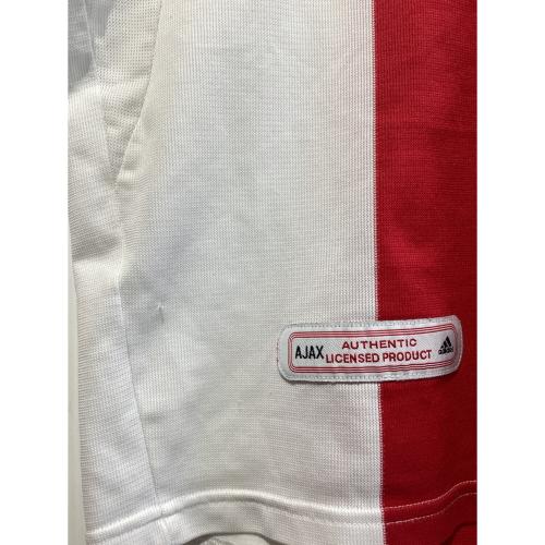 アヤックス サッカーユニフォーム 699654 2001-2002シーズン ホーム メンズ SIZE 2XO レッド×ホワイト