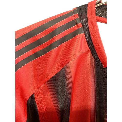 ACミラン (エーシーミラン) サッカーユニフォーム 183888 2004-2005シーズン ホーム 長袖 SIZE 4XO レッド×ブラック
