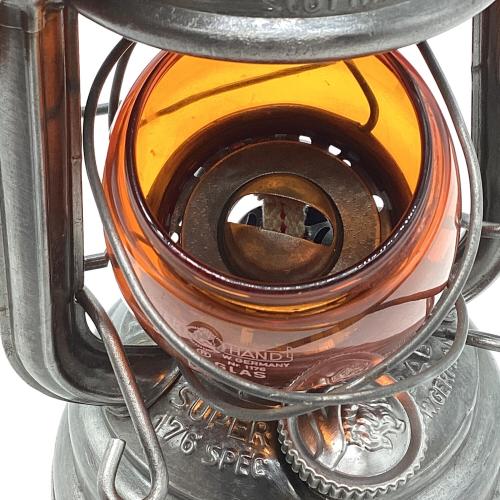 feuer hand (フュアハンドランタン) BABY DBPa. オイルランタン No.176 STK JENAER GLASアンバーグローブ 西ドイツ製 ヴィンテージ
