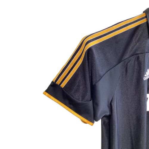 レアル・マドリード サッカーユニフォーム JW1992 99/00 アウェイユニフォーム 復刻 メンズ SIZE 2XL ブラック