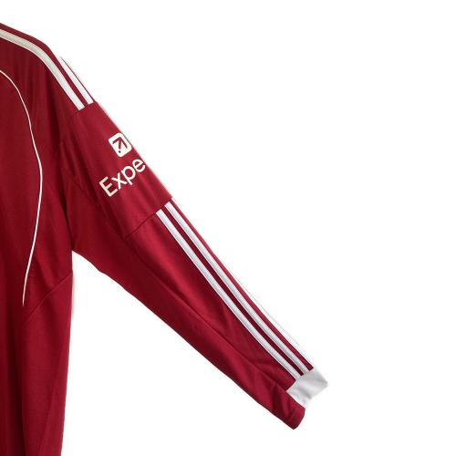 リバプール サッカーユニフォーム JV6456 2025/26シーズン ホーム 長袖ユニフォーム メンズ SIZE XL レッド