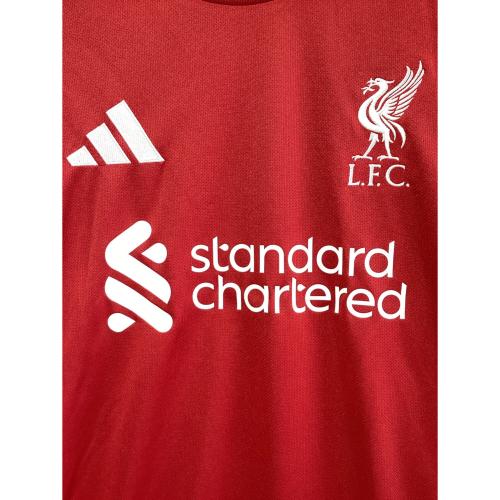 リバプール サッカーユニフォーム JV6456 2025/26シーズン ホーム 長袖ユニフォーム メンズ SIZE XL レッド