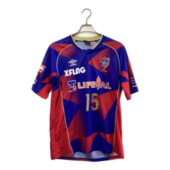 FC東京 (エフシートウキョウ) サッカーユニフォーム UDS6819H 2018シーズン ホーム メンズ SIZE O-XO レッド×ブルー