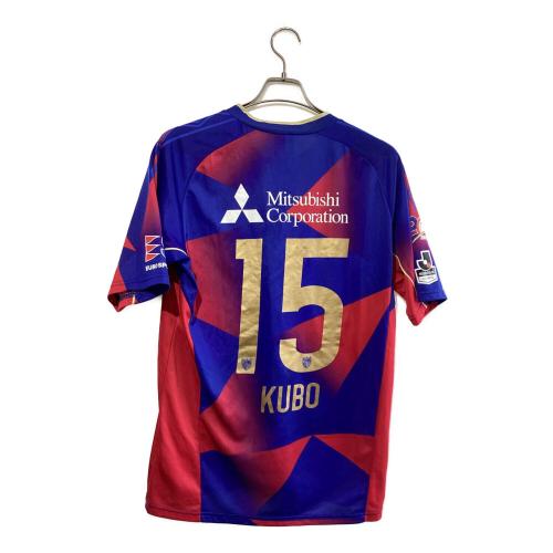 FC東京 (エフシートウキョウ) サッカーユニフォーム UDS6819H 2018シーズン ホーム メンズ SIZE O-XO レッド×ブルー