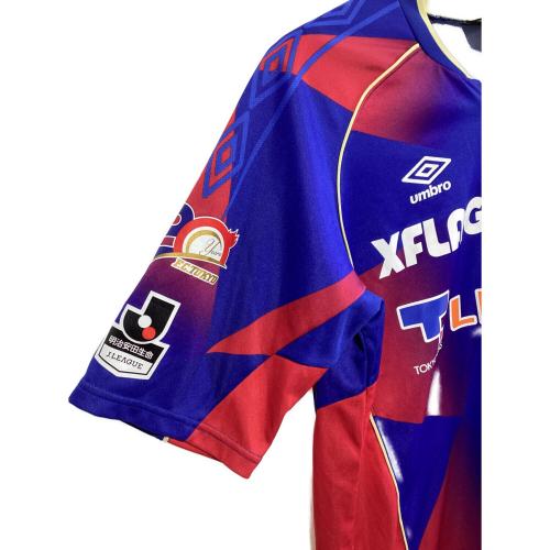 FC東京 (エフシートウキョウ) サッカーユニフォーム UDS6819H 2018シーズン ホーム メンズ SIZE O-XO レッド×ブルー