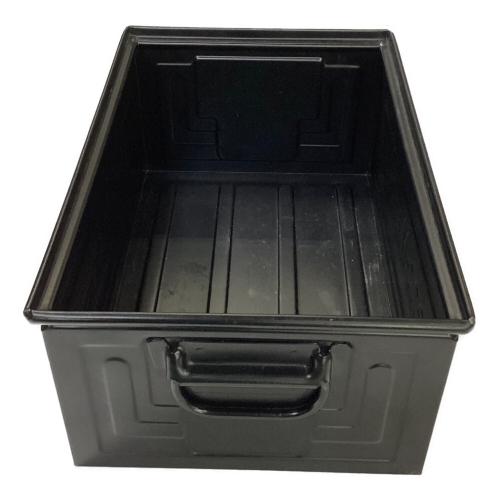 tentmark DESIGNS (テンマクデザイン) 収納ケース 27L 廃盤品 別注ブラック 約30×45×20(h)cm スチールボックス