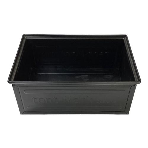 tentmark DESIGNS (テンマクデザイン) 収納ケース 27L 廃盤品 別注ブラック 約30×45×20(h)cm スチールボックス