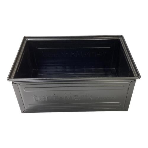 tentmark DESIGNS (テンマクデザイン) 収納ケース 27L 廃盤品 別注ブラック 約30×45×20(h)cm スチールボックス