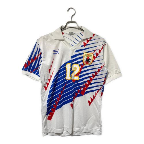 日本代表 (ニホンダイヒョウ) サッカーユニフォーム PXG-JP-1H 1992-95シーズン・アウェイ メンズ SIZE L ホワイト×ブルー