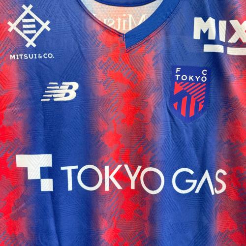 FC東京 (エフシートウキョウ) サッカーユニフォーム AMT45230 2024シーズン ホーム オーセンティック メンズ ブルー×レッド
