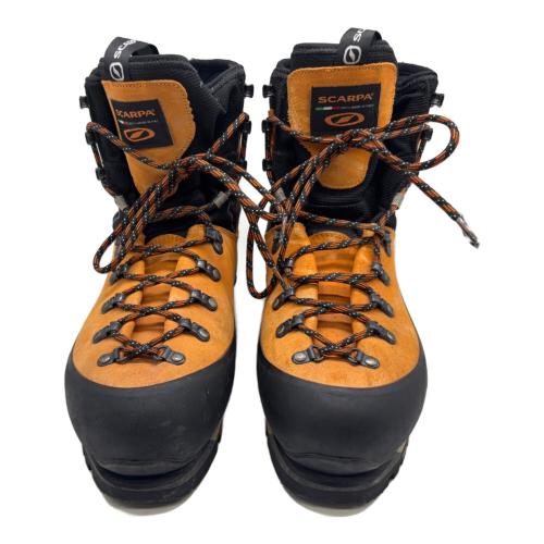 SCARPA (スカルパ) モンブランGTX 厳冬期用 トレッキングシューズ 87501 非純正インソール メンズ EU43(約27-27.5cm) オレンジ×ブラック