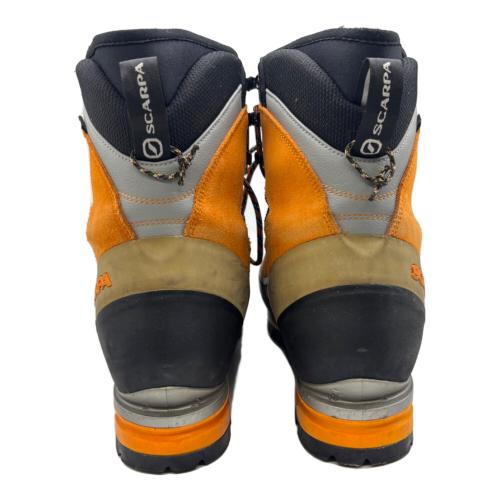 SCARPA (スカルパ) モンブランGTX 厳冬期用 トレッキングシューズ 87501 非純正インソール メンズ EU43(約27-27.5cm) オレンジ×ブラック