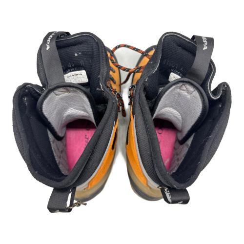 SCARPA (スカルパ) モンブランGTX 厳冬期用 トレッキングシューズ 87501 非純正インソール メンズ EU43(約27-27.5cm) オレンジ×ブラック
