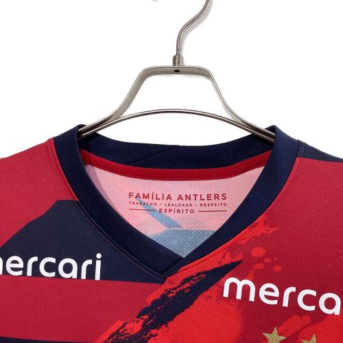 鹿島アントラーズ (カシマアントラーズ) サッカーユニフォーム HJ1390-687 メンズ SIZE 2XL レッド×ブラック